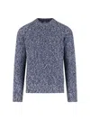 Drumohr Wool Sweater In Blue