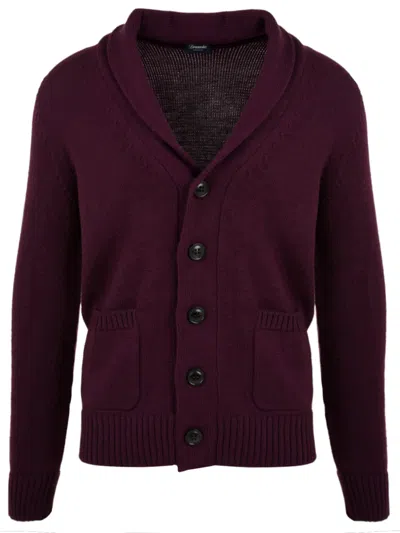 Drumohr Sweaters Bordeaux In Burgundy
