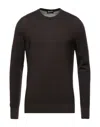 Drumohr Sweaters In Dark Brown