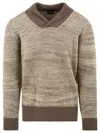 Drumohr Sweaters Dove Grey In Brown