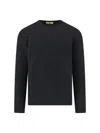 Drumohr Grey Crew-neck Sweater In Cashmere In Gray