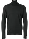 Drumohr Turtleneck Jumper In Grey