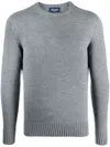 Drumohr Maglione Lana Grigio In Grey