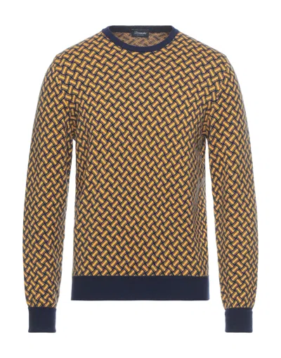 Drumohr Sweaters In Ocher
