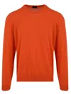Drumohr Sweaters Red In Orange