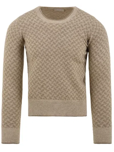 Drumohr Sweaters Sand In Brown