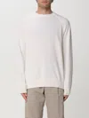 Drumohr Man Sweater Light Grey Size 40 Cotton In Weiss
