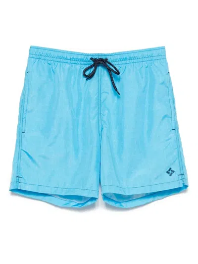 Drumohr Drawstring Swim Shorts In Blue