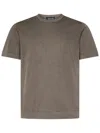 Drumohr Frosted Cotton Jersey Crew Neck T-shirt