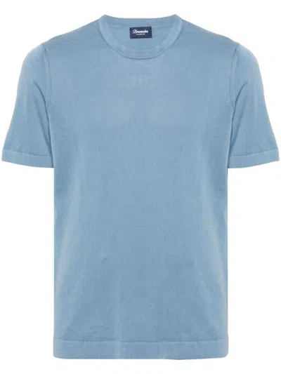 Drumohr T-shirt In Blue