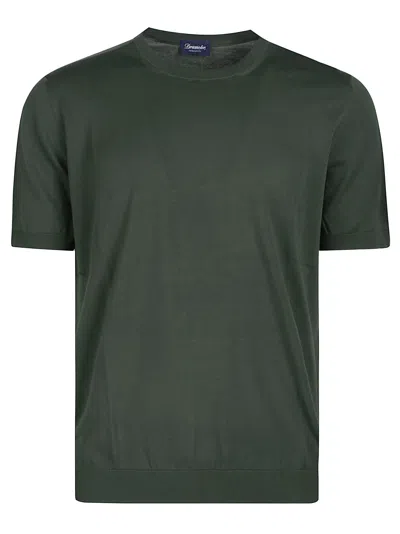 Drumohr T-shirt In Bosco