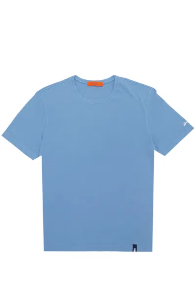 Drumohr T-shirt In Clear Blue