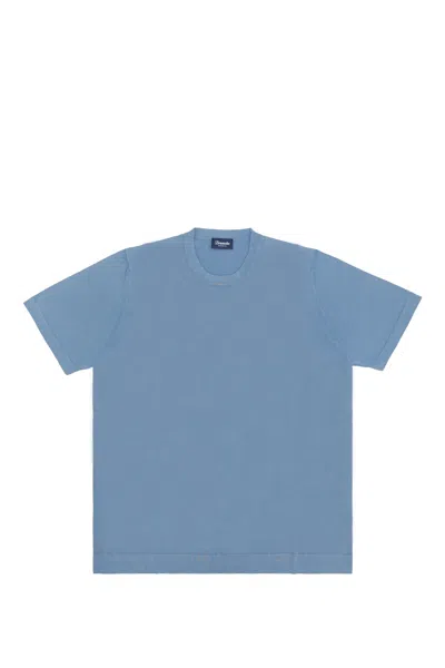 Drumohr T-shirt In Clear Blue