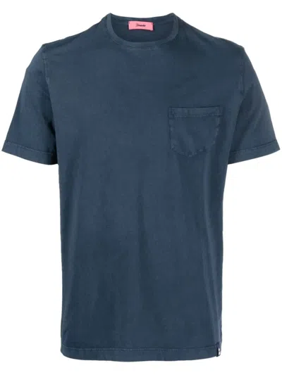 Drumohr T-shirt Clothing In Blue