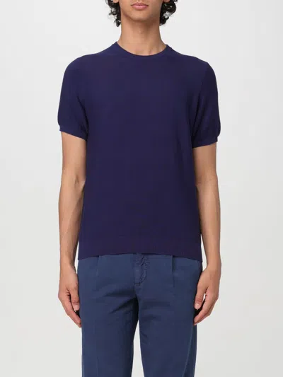 Drumohr T-shirt  Men Color Blue In Blue
