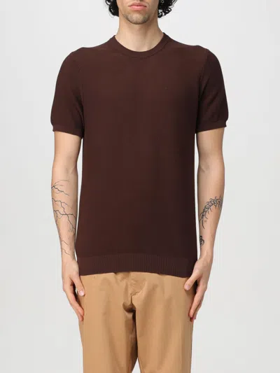 Drumohr T-shirt  Men Color Brown In Brown