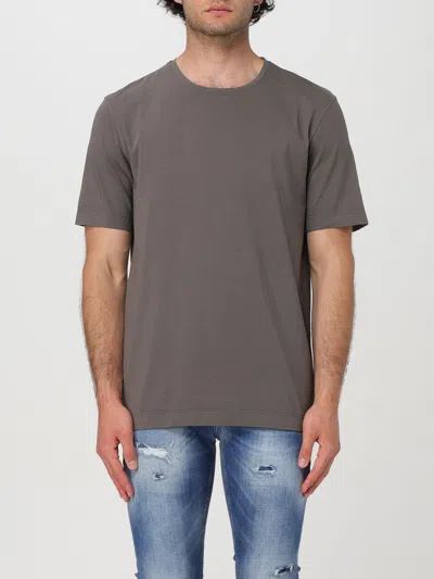 Drumohr T-shirt  Men Color Mud In Mud