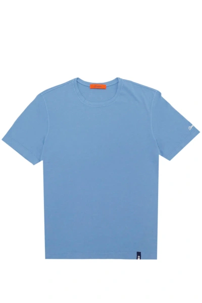 Drumohr T-shirt In Light Blue