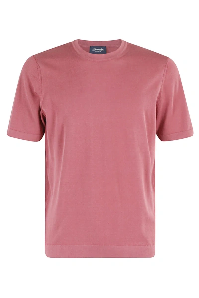 Drumohr T Shirt Mc T Frosted In Rosa