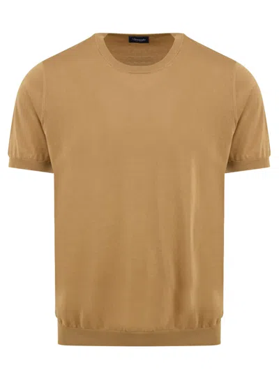 Drumohr T Shirts And Polos Brown