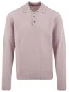 Drumohr T Shirts And Polos Grey In Pink