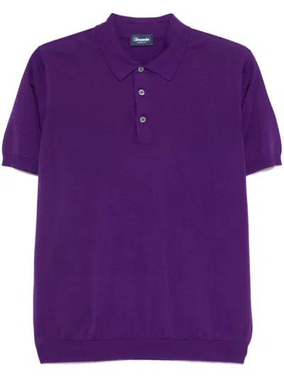 Drumohr T-shirts And Polos In Purple