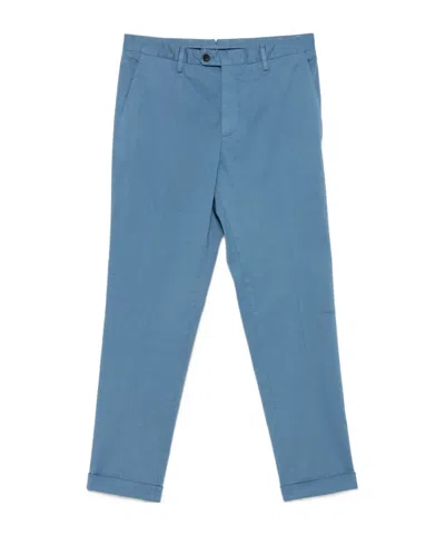 Drumohr Tapered Chinos In Blue
