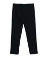 Drumohr Tapered Trousers With Concealed Fly In Black