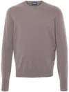 Drumohr Round Neck Sweater In Brown