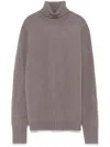 Drumohr Cashmere Roll-neck Sweater In Grey