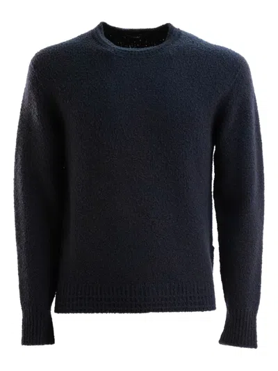 Drumohr Strukturierter Pullover In Blue