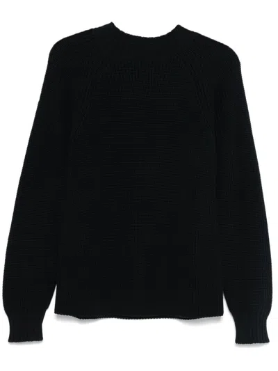 DRUMOHR DRUMOHR TEXTURED KNIT LONG SLEEVE CREW-NECK SWEATER