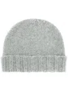 Drumohr Thin Wool Hat In Grey