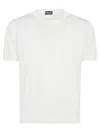 Drumohr Terry-effect Knitted T-shirt In White