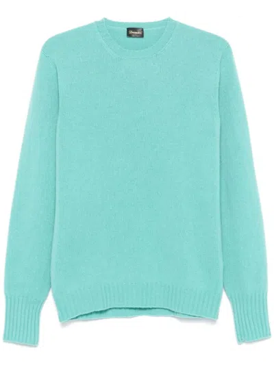 DRUMOHR TURQUOISE WOOL SWEATER