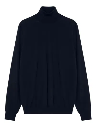 Drumohr Sweater Men Color Navy In Blue