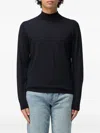Drumohr Turtleneck Knitted Sweater In Black