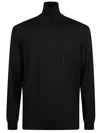 Drumohr Turtleneck Long Sleeves Sweather In Black