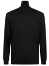 Drumohr Turtleneck Long Sleeves Sweather In Black