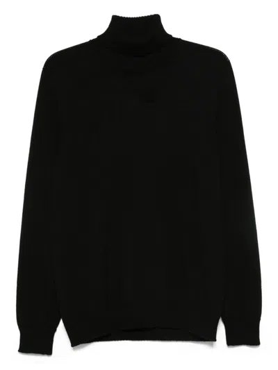Drumohr Turtleneck Sweater In Black