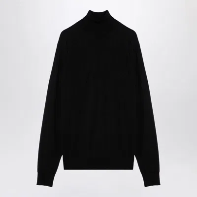 Drumohr Turtleneck Sweater In Blue