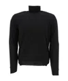 Drumohr Turtleneck Sweater In Black