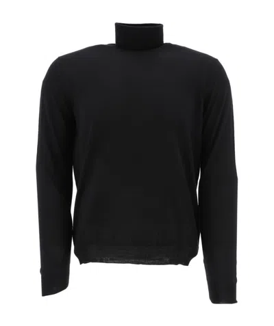 Drumohr Turtleneck Sweater In Black