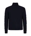 Drumohr High-neck Ribbed Pullover In Black