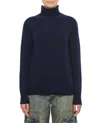 Drumohr Turtleneck Sweater In Blue