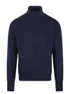 Drumohr Turtleneck Sweater In Blue