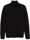 Drumohr Turtleneck Sweater In Brown