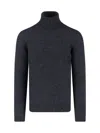 Drumohr High Neck Sweater In Gray