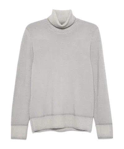 Drumohr Turtleneck Sweater In Gray
