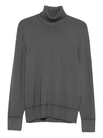 Drumohr Turtleneck Sweater In Gray